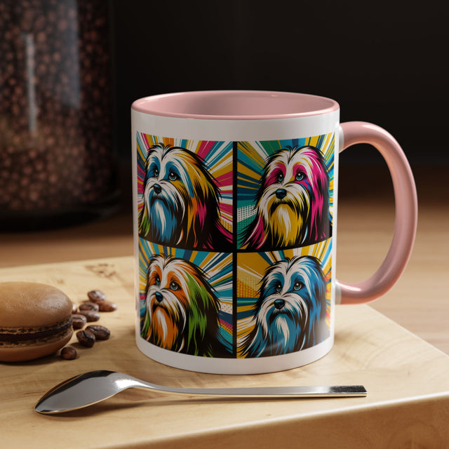 Havanese Coffee Cup,4-Panel Pop Art Mug,Havanese Lover,Hav Mom,Hav Dad,Dog Lover Gift,Havanese Gift