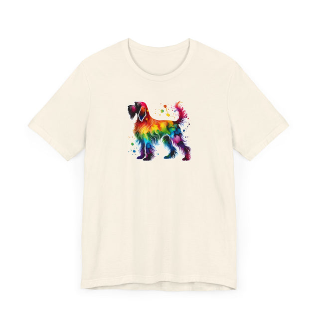 Rainbow Wirehaired Pointing Griffon T-shirt,Pride Shirt,Dog Lover Top,Rainbow Animals,LGBTQ+ Tee, Wirehaired Pointing Griffon owner, WPG gift