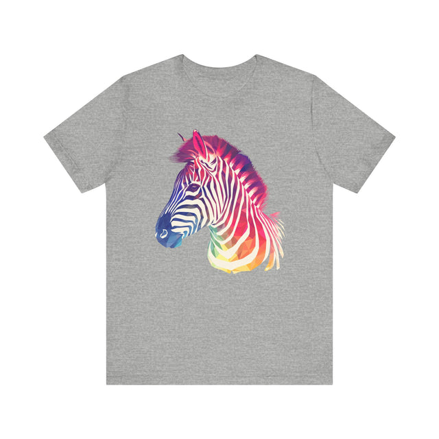 Rainbow Zebra T-shirt,Pride Shirt, Pride Parade Top, Rainbow Animals,LGBTQ+ Tee, Nonbinary, Gay, Lesbian, Bisexual, Trans, BGLT, LBGT, Enby, Pansexual