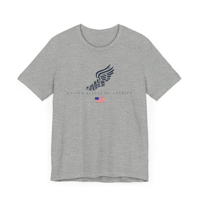 Track & Field Shirt-Sprinter Shirt-Runner Shirt-Track and Field USA Shirt-American Athlete Shirt-Support USA-USA Athlete