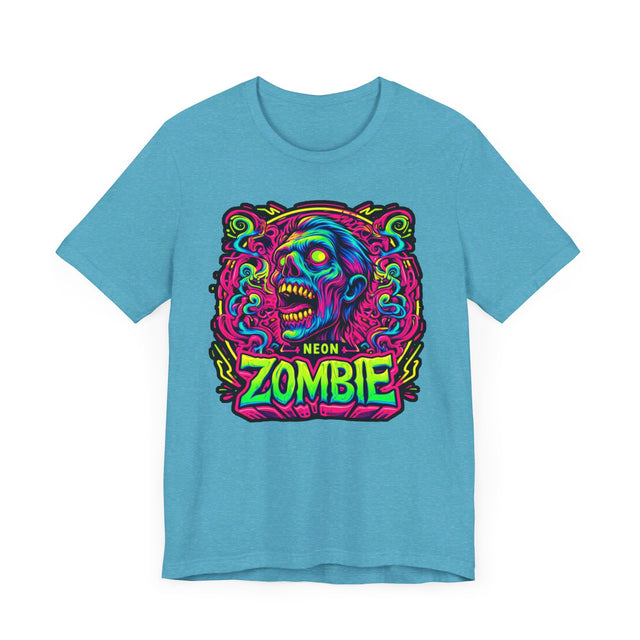 Neon Zombie T-shirt, Halloween Tee, Neon Goth