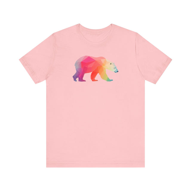 Rainbow Polar Bear T-shirt,Pride Shirt, Pride Parade Top, Rainbow Animals,LGBTQ+ Tee, Nonbinary, Gay, Lesbian, Bisexual, Trans, BGLT, LBGT, Enby, Pansexual
