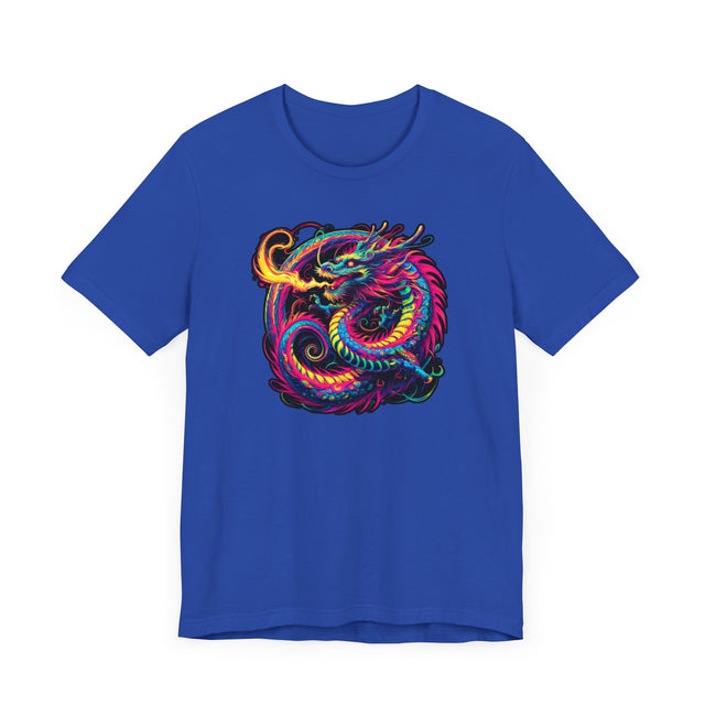 Psychedelic Asian Dragon T-shirt, Dragon Tee