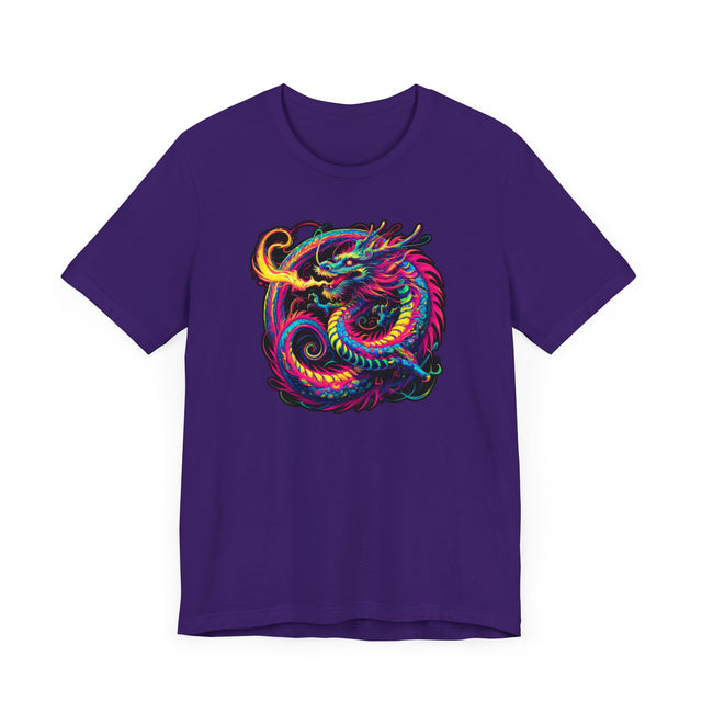 Psychedelic Asian Dragon T-shirt, Dragon Tee