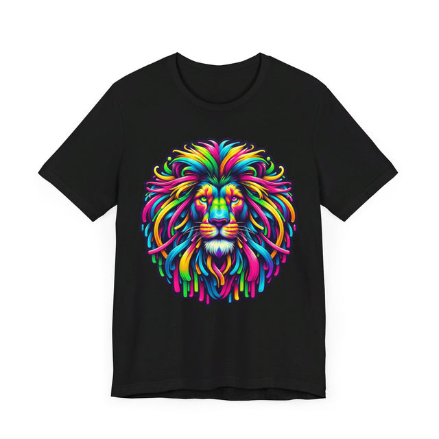 Neon Lion T-shirt, Lion Tee, Big Cat Lover