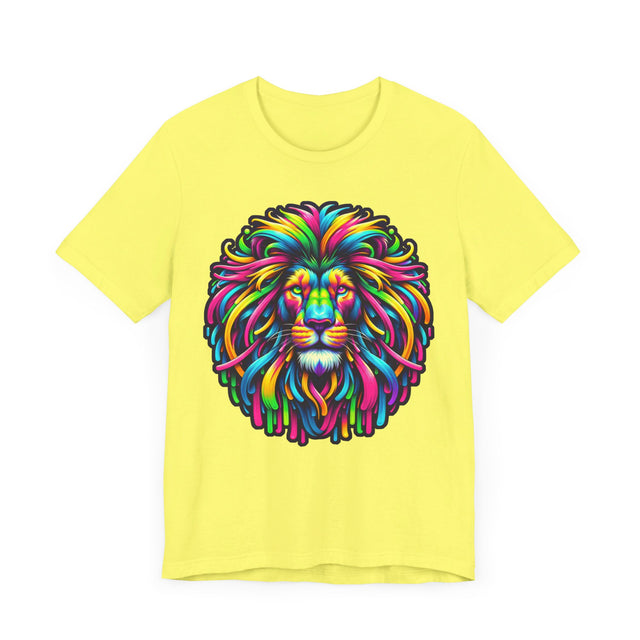 Neon Lion T-shirt, Lion Tee, Big Cat Lover