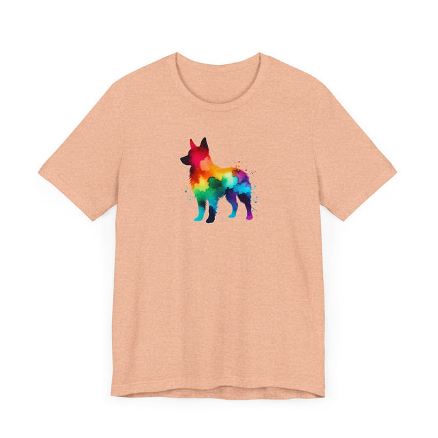Rainbow Australian Cattle Dog T-shirt,Pride Shirt,Dog Lover Top,Rainbow Animals,LGBTQ+ Tee, ACD Owner,Blue Heeler, Red Heeler