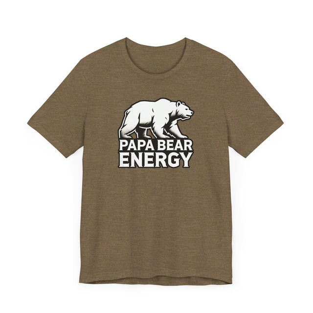 Papa Bear Energy T-shirt, Animal Lover T shirt, Big Bear