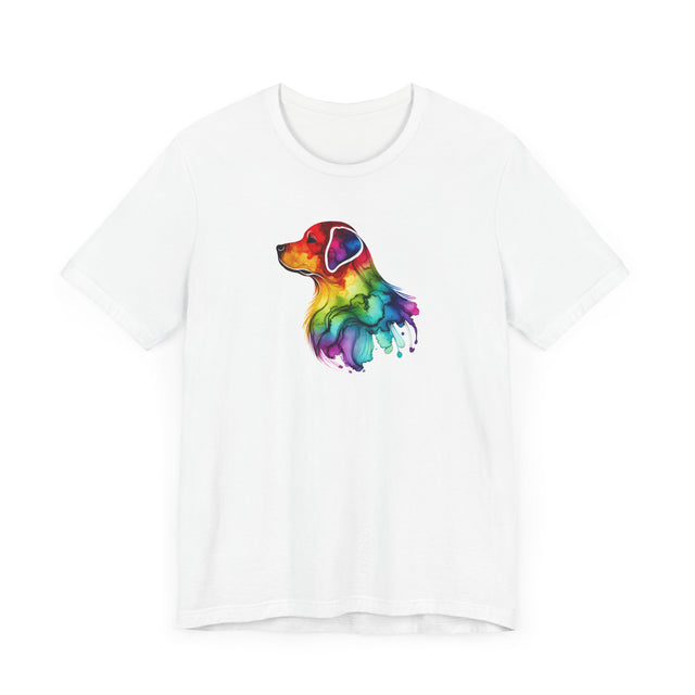 Rainbow Labrador Retriever Head T-shirt,Pride Shirt,Dog Lover Top,Rainbow Animals,LGBTQ+ Tee, Lab Owner