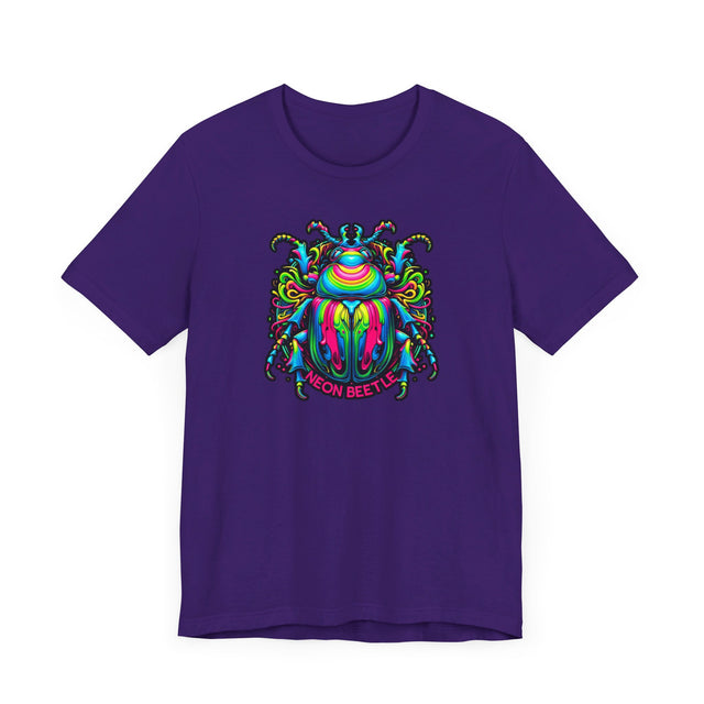Neon Beetle T-shirt, Insect Lover Top