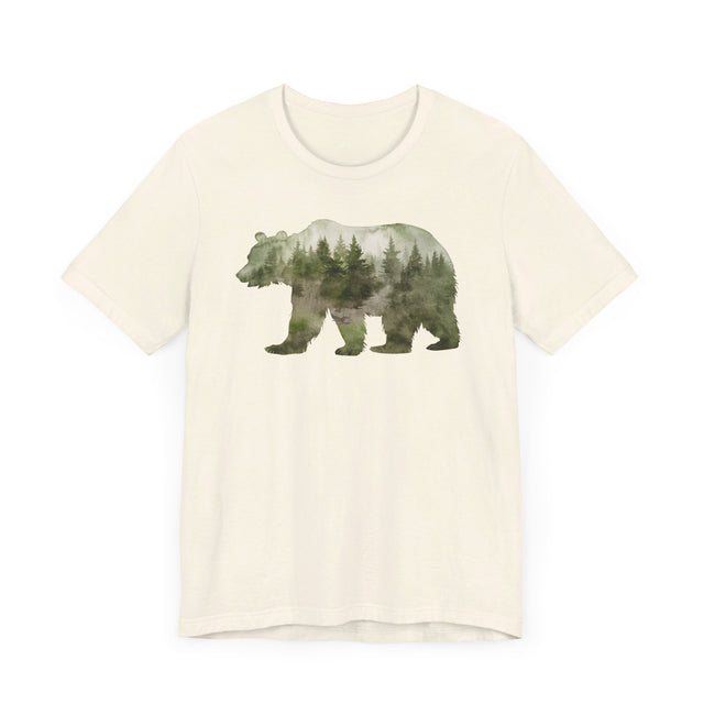 Bear Forest Silhouette T-shirt, Animal Lover T shirt, LGBTQ+, Big Bear