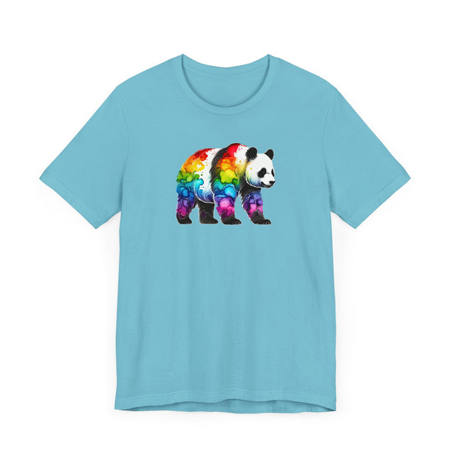 Rainbow Panda Bear Alcohol Ink T-shirt, Pride Shirt,Animal Lover T shirt, LGBTQ+, BGLT, Big Bear