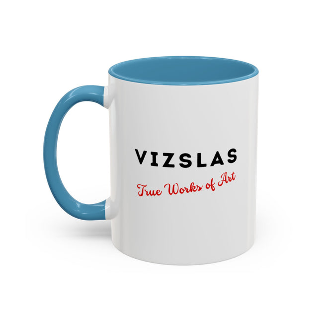 Vizsla Coffee Cup,4-Panel Pop Art Mug,Vizsla Lover,Vizsla Mom,Vizsla Dad,Dog Lover Gift,Vizsla Gift