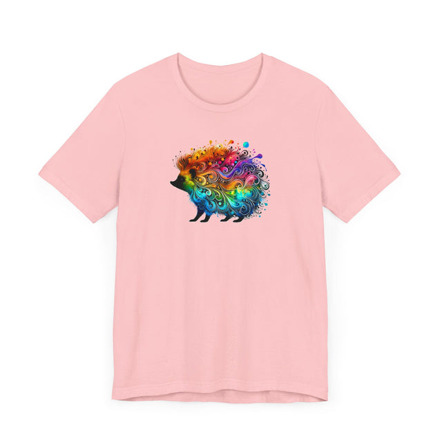 Rainbow Hedgehog Alcohol Ink T-shirt, Hedgie Lover,Pride Shirt,Animal Lover T shirt, LGBTQ+, BGLT