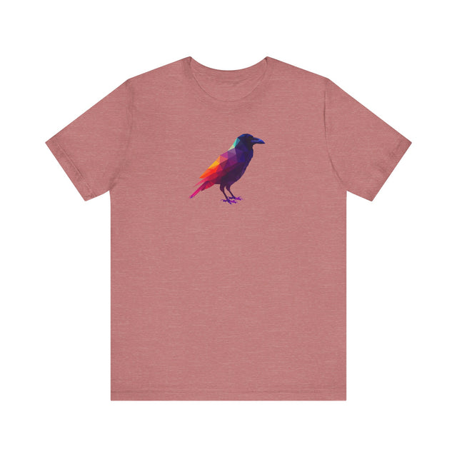 Rainbow Raven T-shirt,Pride Shirt, Bird Lover Top, Rainbow Animals,LGBTQ+ Tee