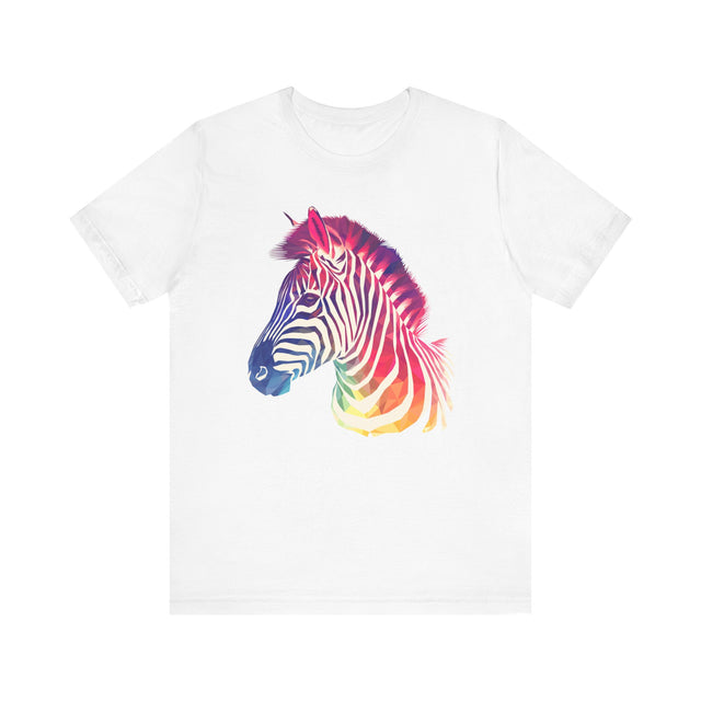 Rainbow Zebra T-shirt,Pride Shirt, Pride Parade Top, Rainbow Animals,LGBTQ+ Tee, Nonbinary, Gay, Lesbian, Bisexual, Trans, BGLT, LBGT, Enby, Pansexual