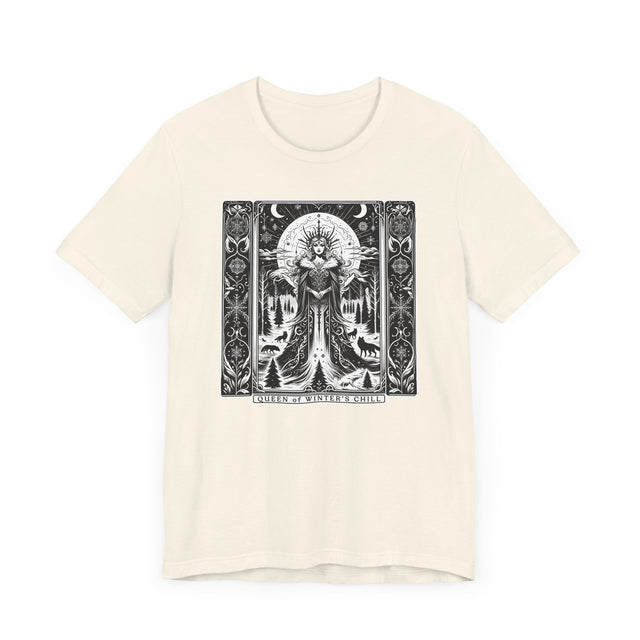 Queen of Winter's Chill,Tarot card shirt,Mothers Day Gift,Christmas Shirt,Witchy Shirt,Winter Tee,Gift for her,Gift for Mom,Gift for Wife