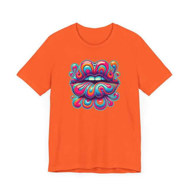Psychedelic Blue Lips T-shirt