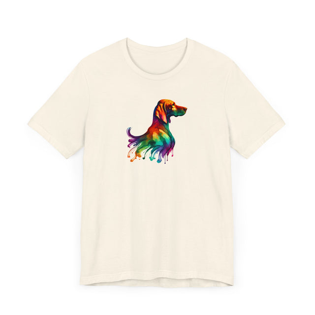 Rainbow Vizsla Head T-shirt,Pride Shirt,Dog Lover Top,Rainbow Animals,LGBTQ+ Tee, Vizsla owner, Vizsla gift