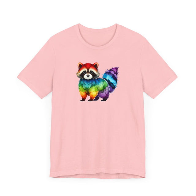 Rainbow Raccoon Alcohol Ink T-shirt, Pride Shirt,Animal Lover T shirt, LGBTQ+, BGLT