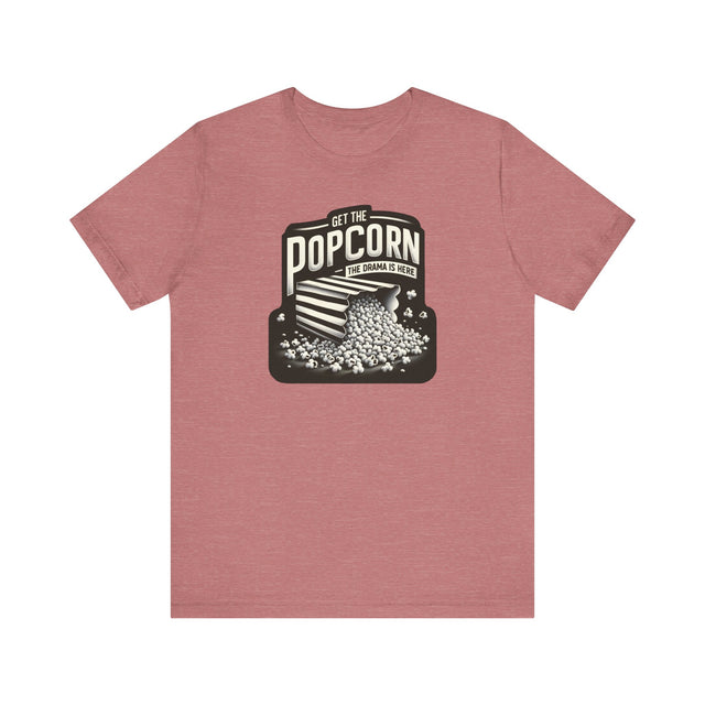 Get the popcorn, The Drama is Here t-shirt,Diva Tee,LGBTQ+ Theme,Drag Race Shirt,Drag Queen Shirt,LGBTQ,Drag Culture,Drag Fan,Queer, RPDR T-shirt