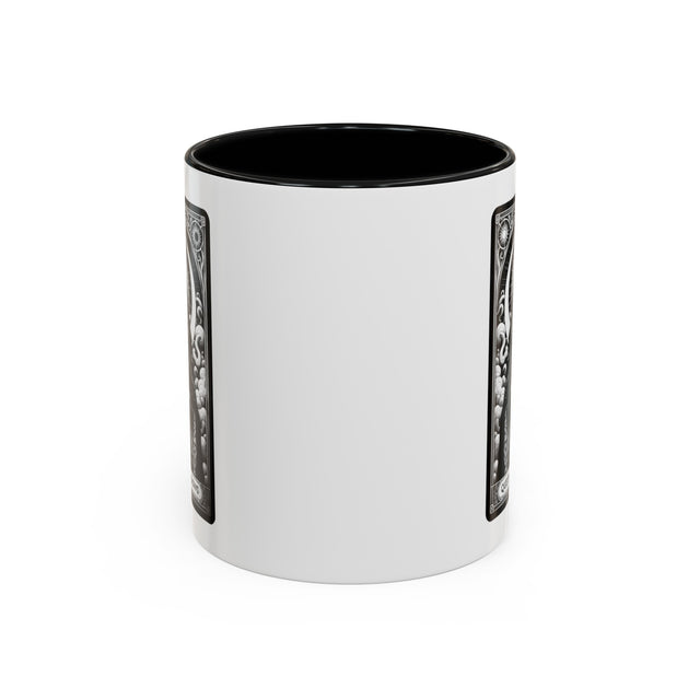 Queen of Shadows Tarot card mug,Mothers Day Gift,Tarot Reader Gift,Witchy Cup,Mystical Cards Mug,Celestial Astrology,Goth gift,Gothic Art