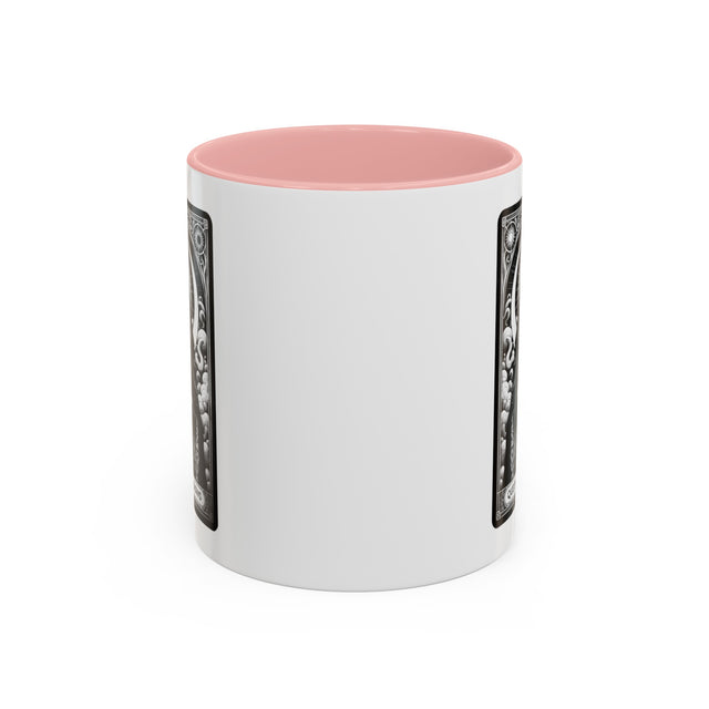 Queen of Shadows Tarot card mug,Mothers Day Gift,Tarot Reader Gift,Witchy Cup,Mystical Cards Mug,Celestial Astrology,Goth gift,Gothic Art