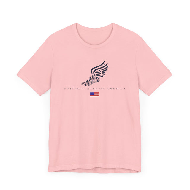 Track & Field Shirt-Sprinter Shirt-Runner Shirt-Track and Field USA Shirt-American Athlete Shirt-Support USA-USA Athlete