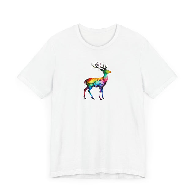 Rainbow White-Tailed Deer,Deer lover shirt,Pride Shirt,Rainbow,Pride Parade T shirt,LGBTQ+ Ally Tee