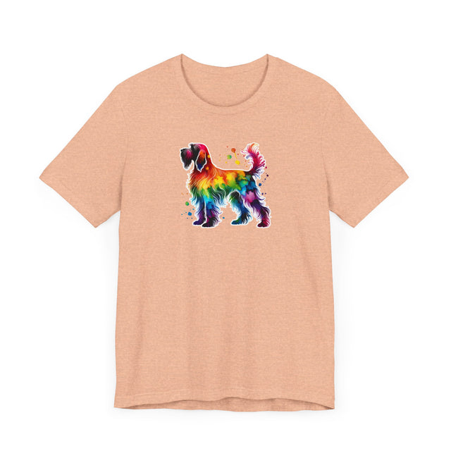 Rainbow Wirehaired Pointing Griffon T-shirt,Pride Shirt,Dog Lover Top,Rainbow Animals,LGBTQ+ Tee, Wirehaired Pointing Griffon owner, WPG gift