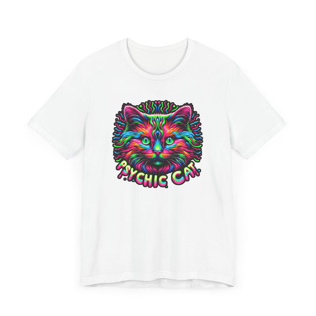 Psychic Cat T-shirt, Cute Cat Top