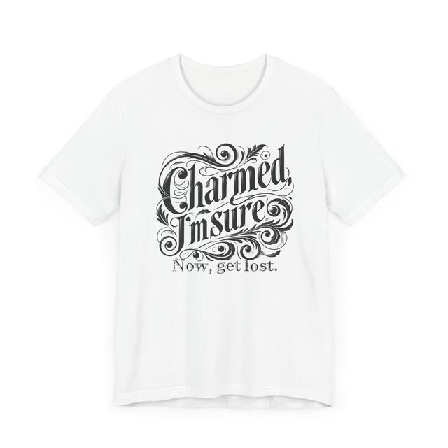 Charmed Tshirt, Sarcastic Charmed Tshirt, Funny Charmed, I'm Sure Tee, Get Lost tee
