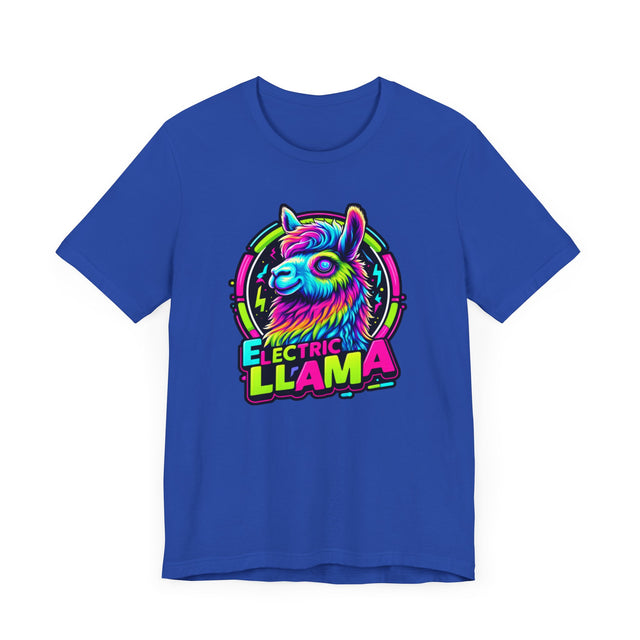 Neon Electric Llama T-shirt, Llama Tee