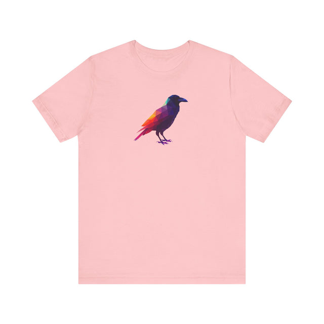 Rainbow Raven T-shirt,Pride Shirt, Bird Lover Top, Rainbow Animals,LGBTQ+ Tee