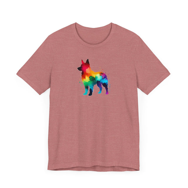 Rainbow Australian Cattle Dog T-shirt,Pride Shirt,Dog Lover Top,Rainbow Animals,LGBTQ+ Tee, ACD Owner,Blue Heeler, Red Heeler