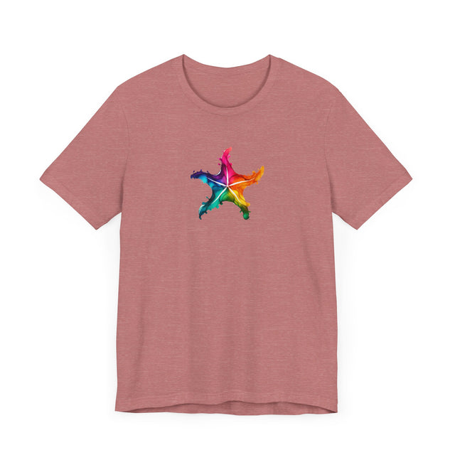 Rainbow Starfish Alcohol Ink,Marine life Tee,Sea life lover,Ocean Life,Nautical,Pride Shirt,LGBTQ+ Tee