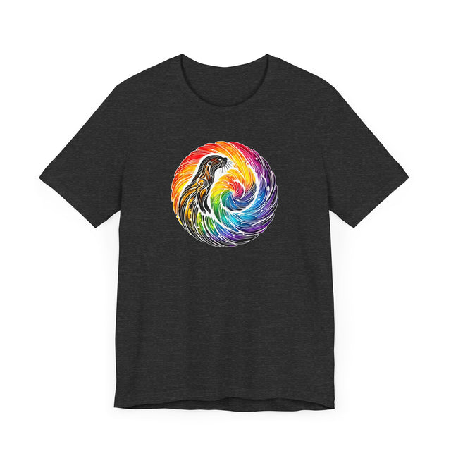 Rainbow Sea Otter Spiral Mandala,Marine life Tee,Sea life lover,Ocean Life,Nautical,Pride Shirt,LGBTQ+ Tee