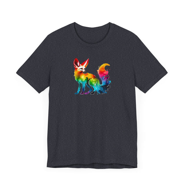 Rainbow Fennec Fox,Vixen lover,Foxy tee,Pride Shirt,Rainbow,Pride Parade T shirt,LGBTQ+ Ally Tee
