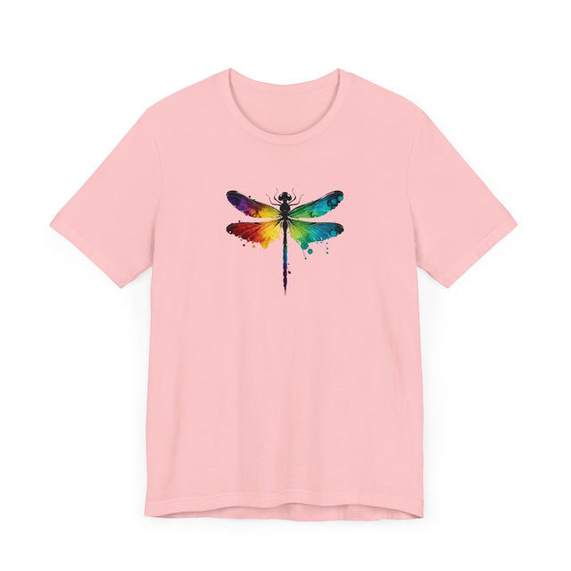 Rainbow Dragonfly Alcohol Ink,Dragonfly lover,Pride Shirt,LGBTQ+ Ally Tee,Queer