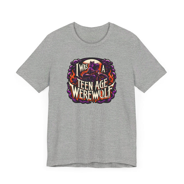 I Was A Teenage Werewolf T-shirt, Halloween Shirt