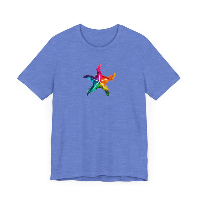 Rainbow Starfish Alcohol Ink,Marine life Tee,Sea life lover,Ocean Life,Nautical,Pride Shirt,LGBTQ+ Tee