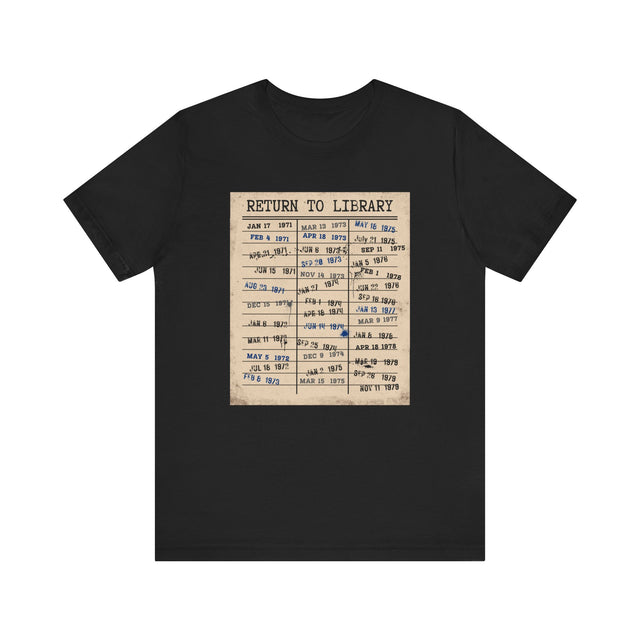 Return to Library TShirt, Book Worm Tee, Library Lover Shirt, Book Lover shirt