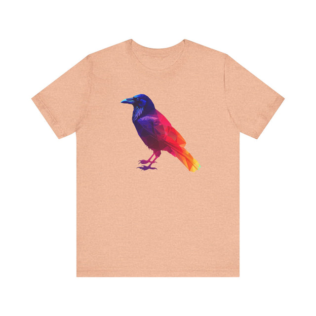 Rainbow Raven T-shirt,Pride Shirt, Pride Parade Top, Rainbow Animals,LGBTQ+ Tee, Nonbinary, Gay, Lesbian, Bisexual, Trans, BGLT, LBGT, Enby, Pansexual