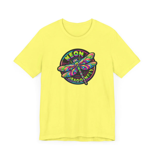 Neon Dragonfly T-shirt, Insect Lover Top