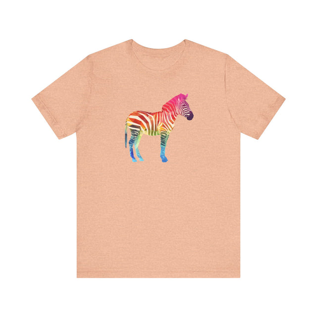 Rainbow Zebra T-shirt,Pride Shirt,Pride Parade Top,Rainbow Animals,LGBTQ+ Tee,Nonbinary, Gay,Lesbian,Bisexual,Trans,BGLT,Enby,Pansexual