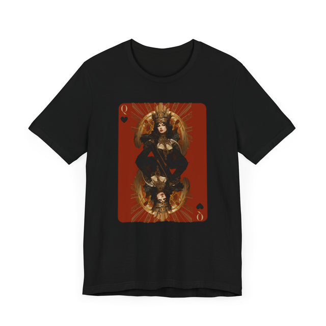 Queen of Black Hearts, Anti-Valentine's Day T-shirt, Funny Valentine's Gift