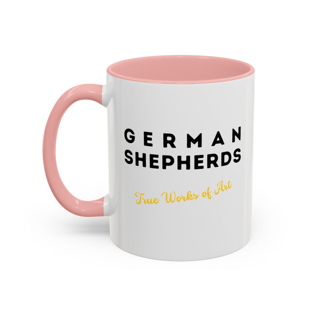German Shepherd Dog Mug,4-Panel Pop Art Mug,German Shepherd Lover,GSD Mom,GSD Dad,Dog Lover Gift,Alsatian Gift,German Shedder