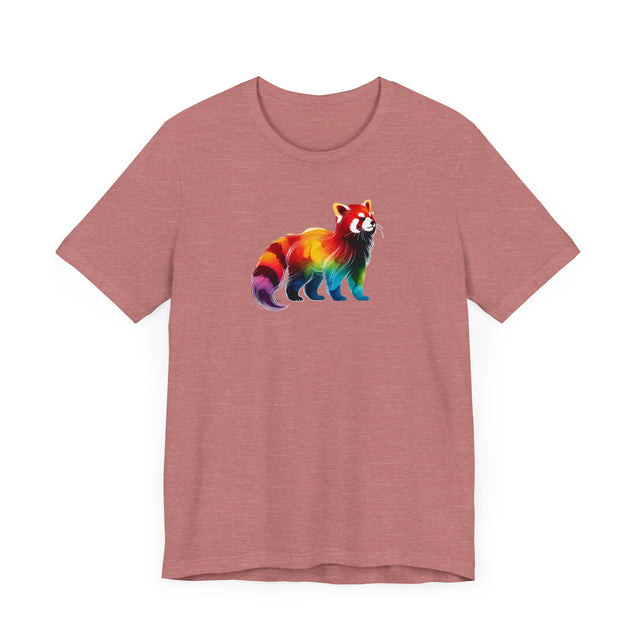 Rainbow Red Panda Alcohol Ink T-shirt, Pride Shirt,Animal Lover T shirt, LGBTQ+, BGLT