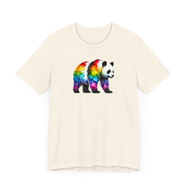 Rainbow Panda Bear Alcohol Ink T-shirt, Pride Shirt,Animal Lover T shirt, LGBTQ+, BGLT, Big Bear