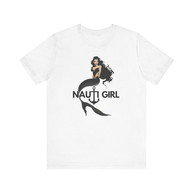 Nauti Girl Tshirt, Boating Tshirt, Nautical Tshirt, Sea Lover Tshirt, Mothers Day Gift, Boating Gift for her, Sailing Gift for her, Mermaid